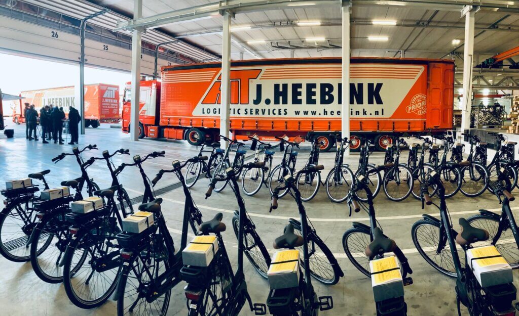 Nieuwe elektrische fietsen voor werknemers Heebink