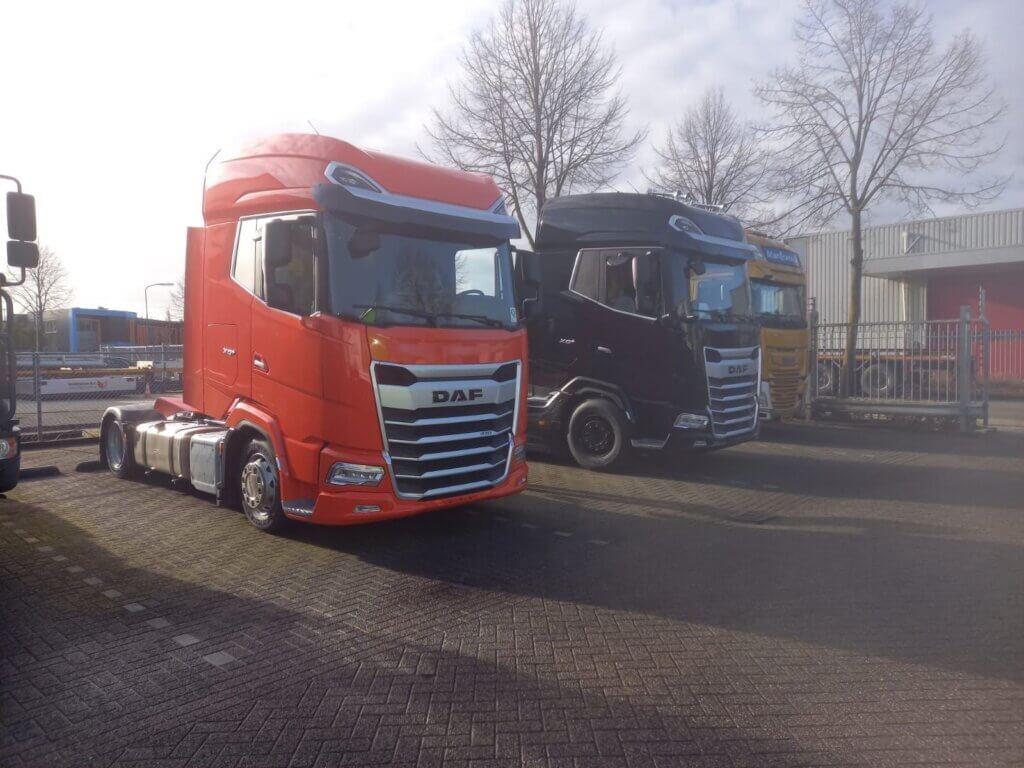 De nieuwste DAF XG+ gespot bij de dealer in Scherpenzeel